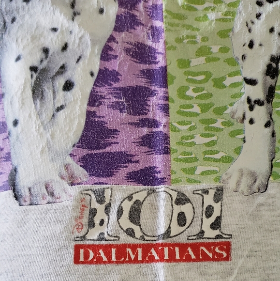 Vintage Disney 101 Dalmatians Official Movie T-Shirt - Picture 3 of 8